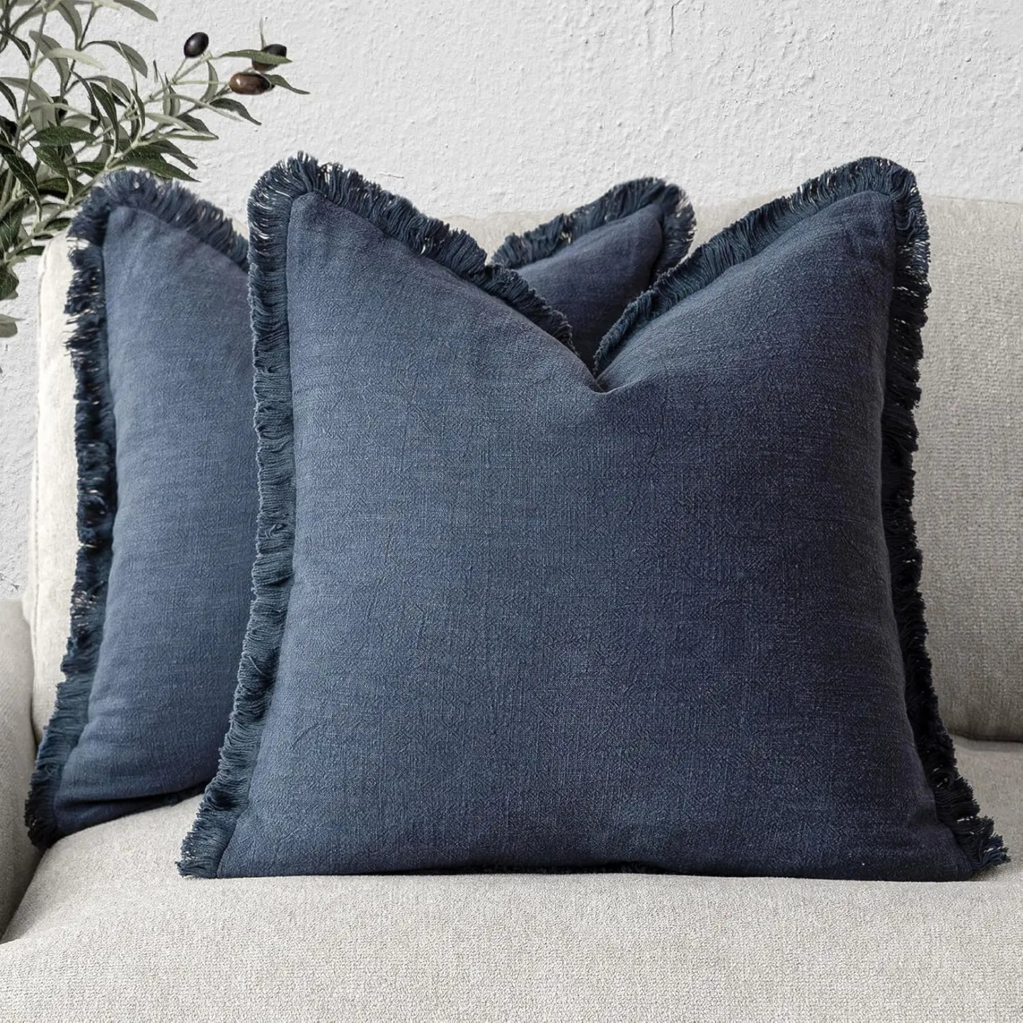 Nordic Frill Cushion Covers | Cotton & Linen Decorative Covers