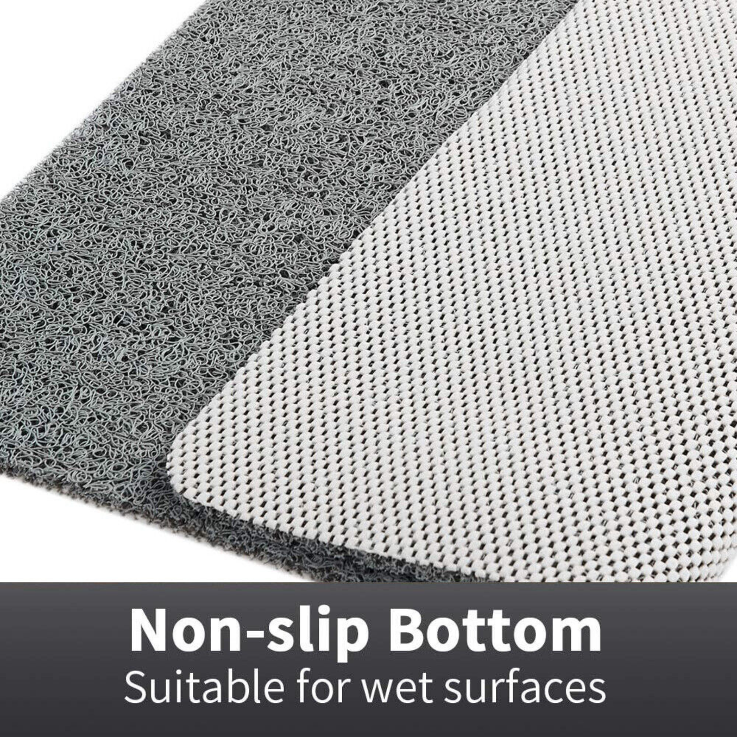 Non-Slip Shower Mat - Soft, Anti-Bacterial Bathroom Safety Mat