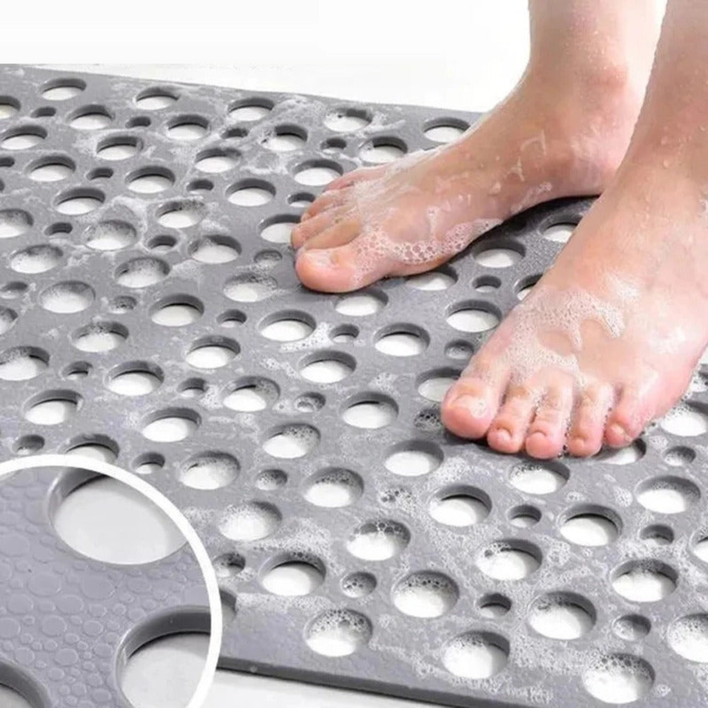 Non-Slip Shower Mat with Suction Cups