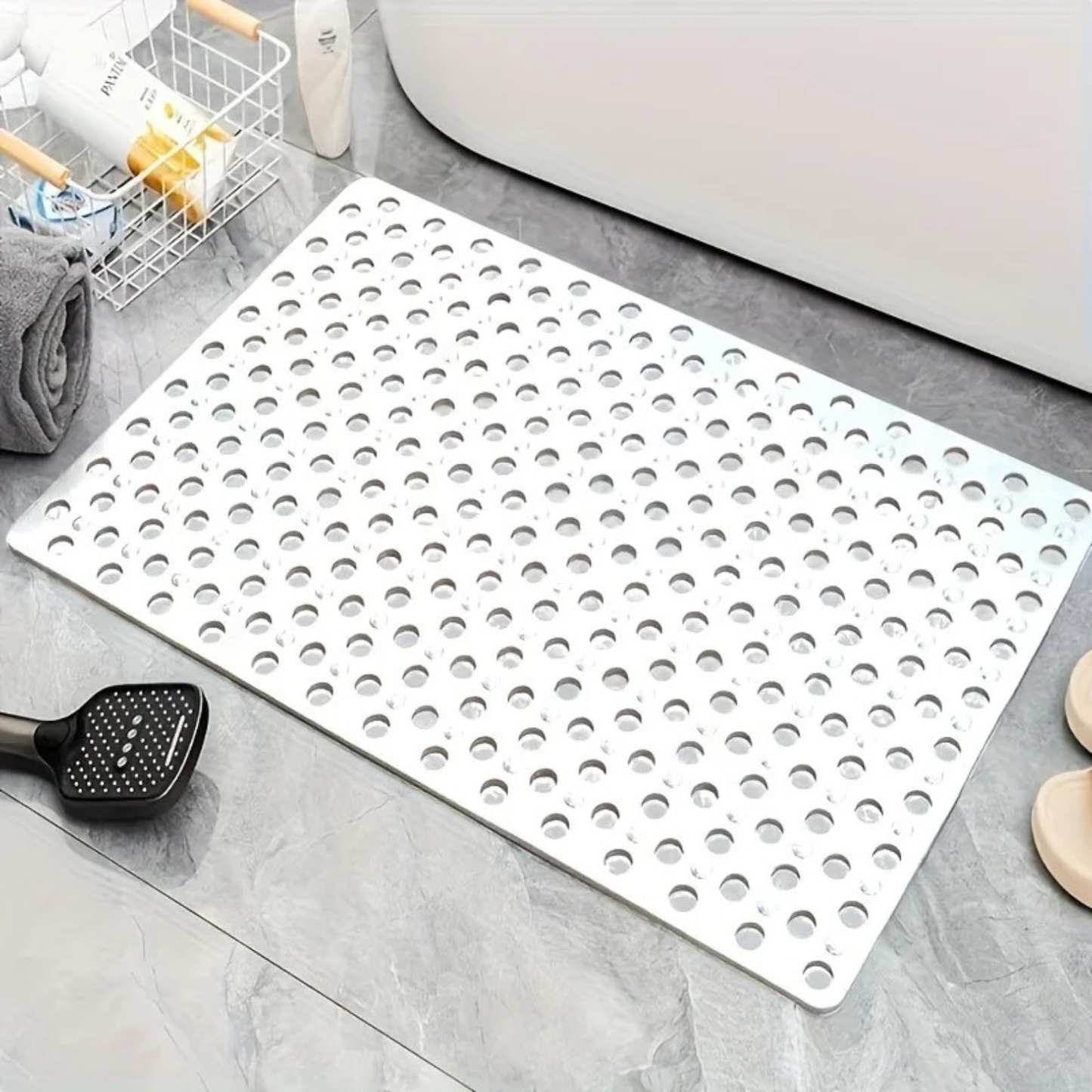 Non-Slip Shower Mat with Suction Cups