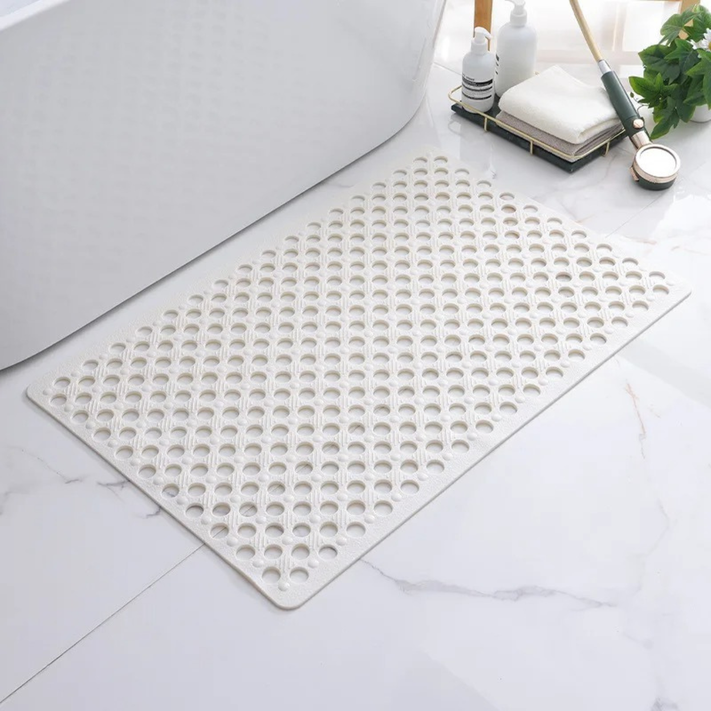 Non-Slip Shower Mat with Suction Cups