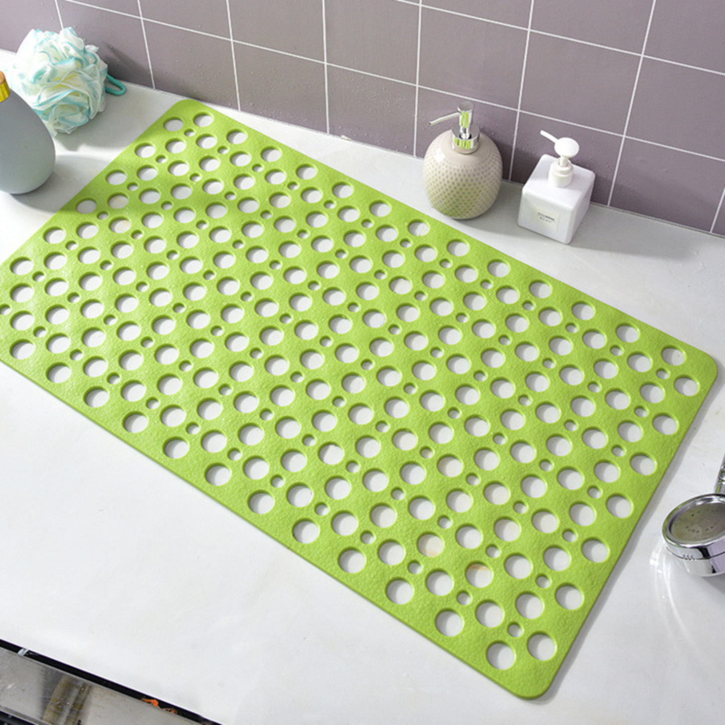 Non-Slip Shower Mat with Suction Cups